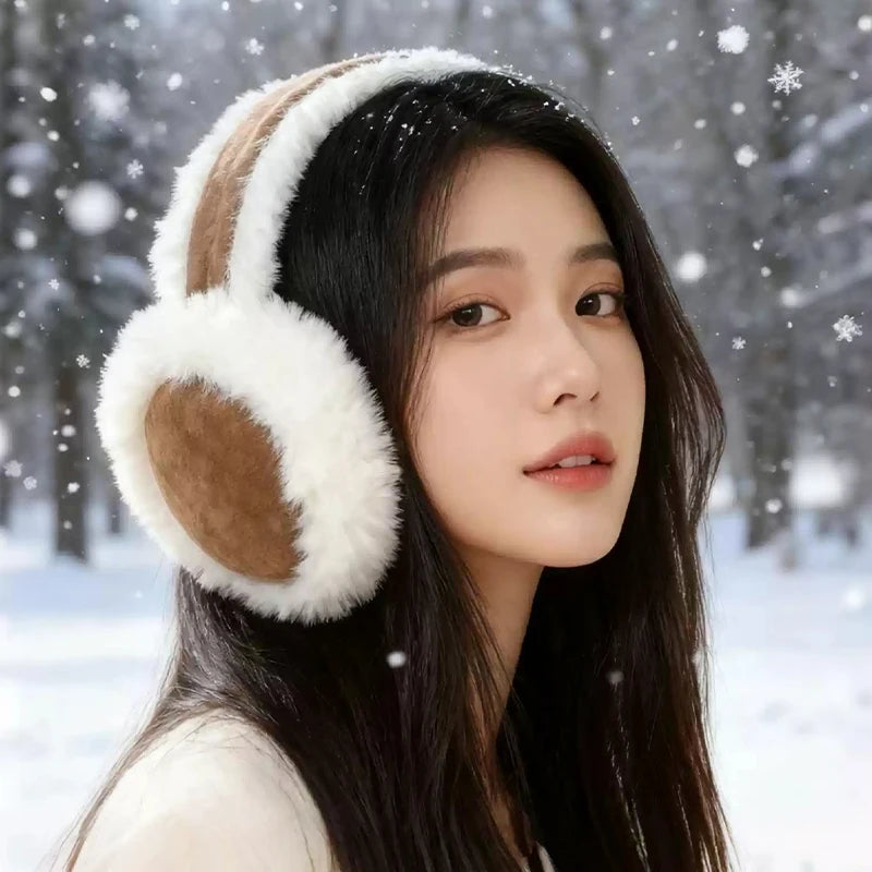 Fashionable Cute Cartoon Earmuffs Warm Thickened Winter Antifreeze Qme