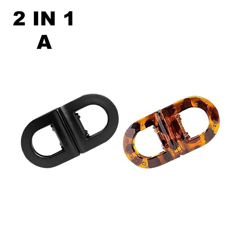Magnetic Hair Clips Strong Hold Professional Salon Sectioning Clips Non-Slip Styling Clips for Women Girls Hairstyling Tools Set Qme 2 IN 1-A