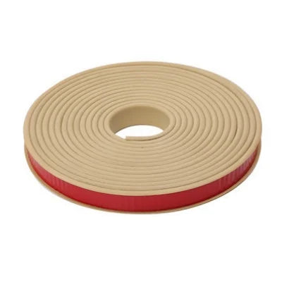 10M U-shaped Edge Banding Table Chair Edge Banding Self-adhesive Scratch Resistant Corner Protection Furniture Decorative Strip Qme Beige 10M 22mm