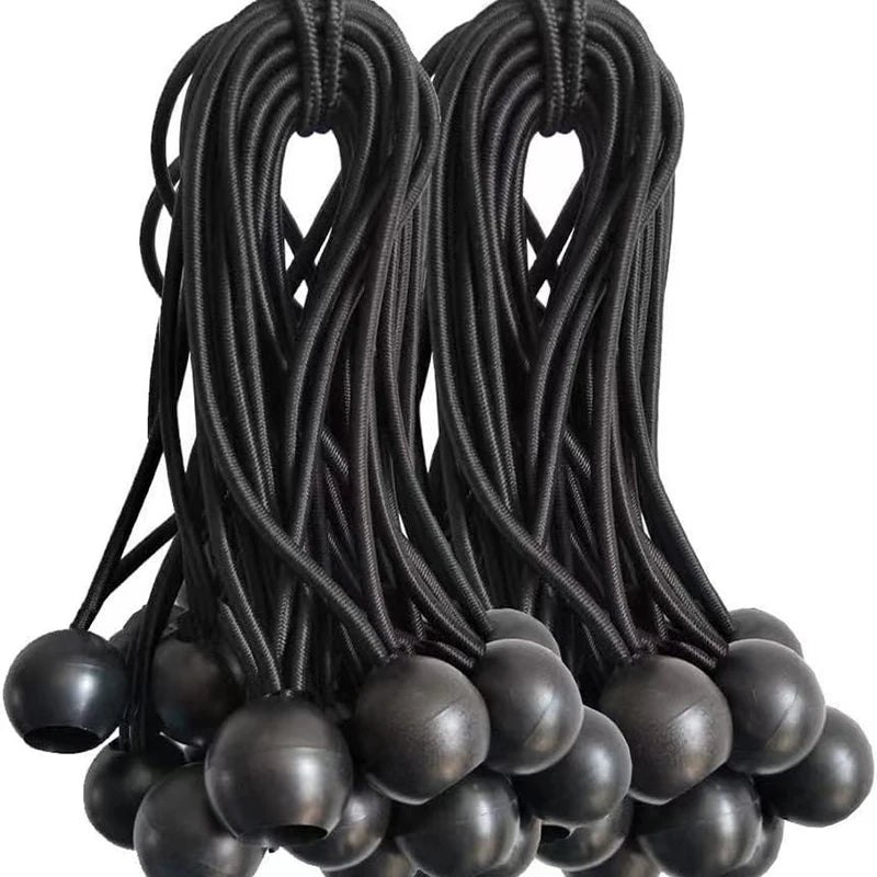 Bungee Ball Tarps Canvas Tarpaulin Flagpole Ties Cord Ends Elastic Qme