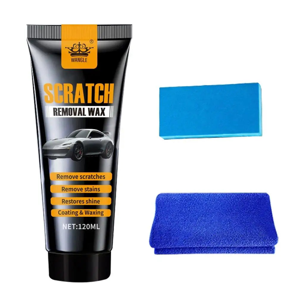 Car Scratch Repair Wax Sponge Remover Paint Care Tools Auto Body Qme 1set