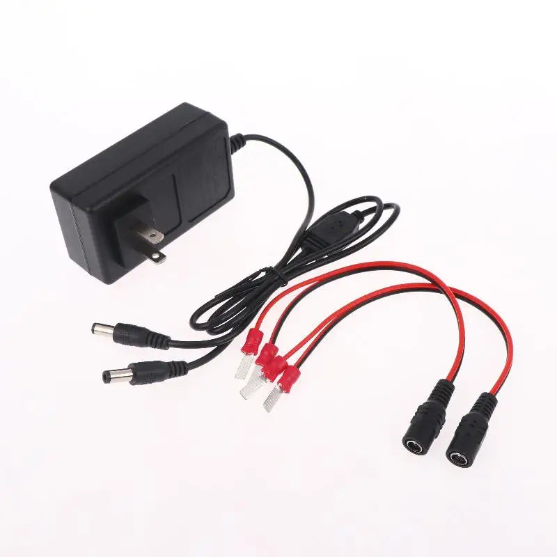 Portable Dual-head Lithium Charger Overload Protection 18 21 24V Heat Qme 08028