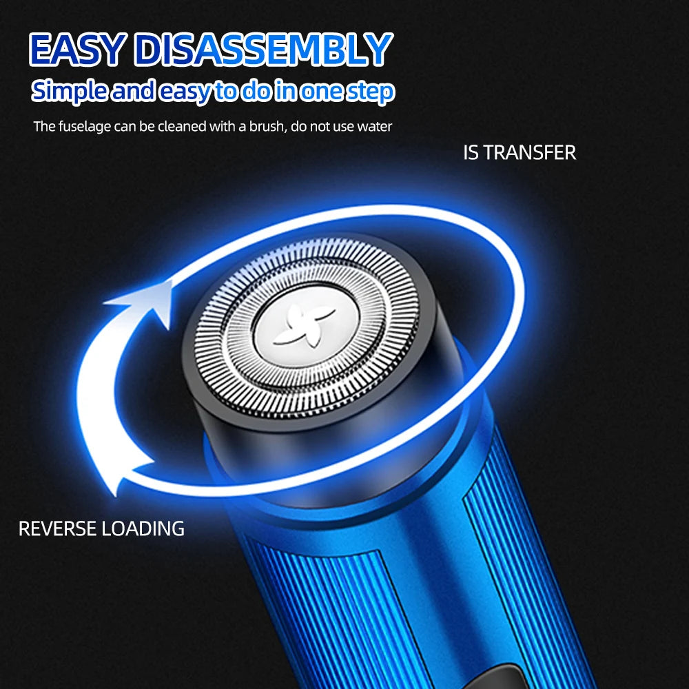 Razors For Men Mini Electric Shaver USB Charging Models Portable Shaver Razor Long Lasting Machine Shaving Electric Shaver Tool Qme