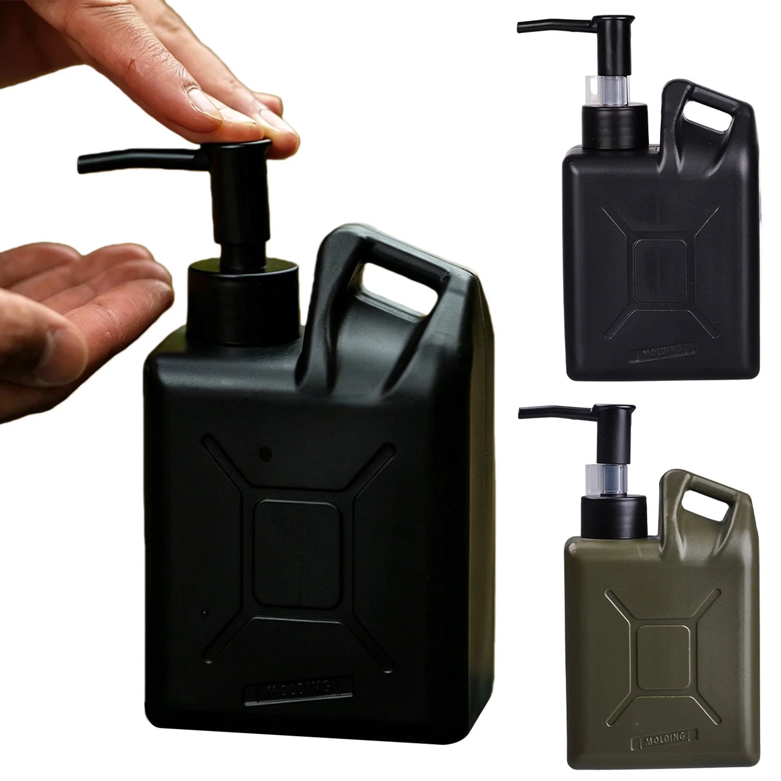 Outdoor Tactic Refill Bottles Multi-Purpose Portable Home Lotion Bottle Multifuntional Dispensing Container for Family Outings Qme