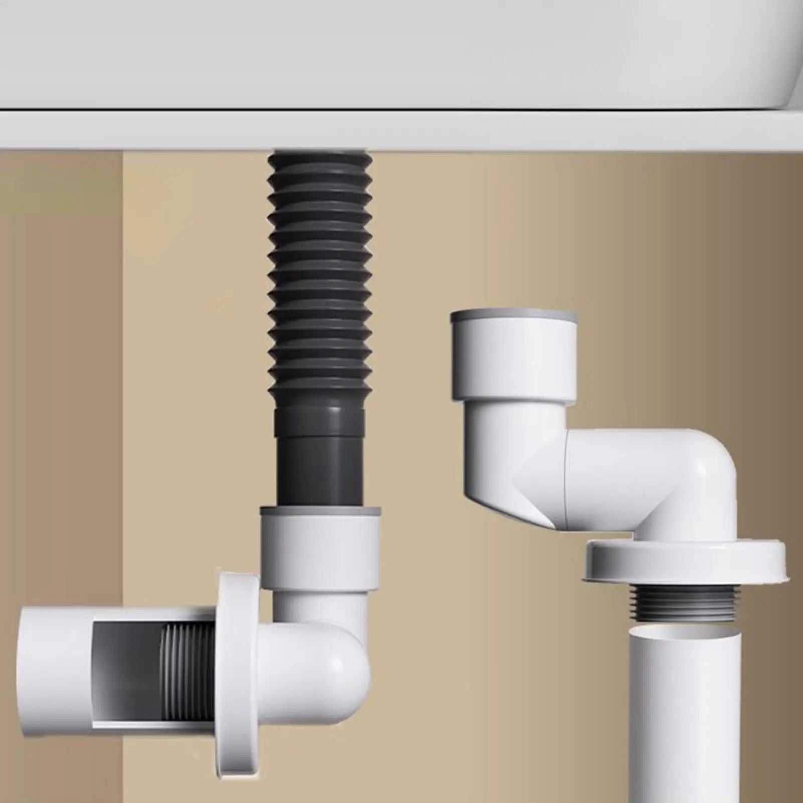 Wall Drain Pipe Odor Preventer Bathroom Kitchen Backflow Sink Plug Qme