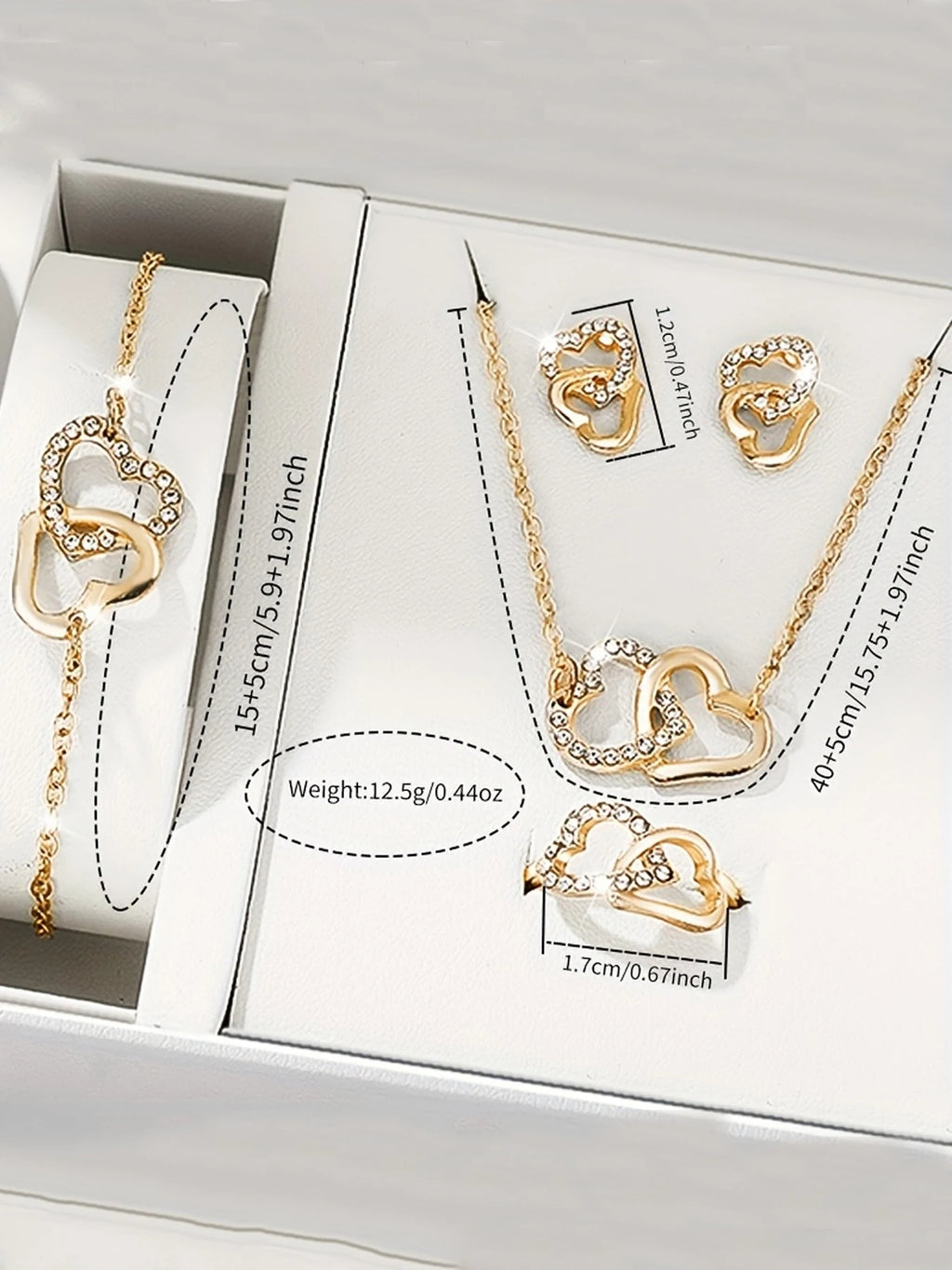Women's Watch with Elegance Steel Band, Fashionable and Simple Trendy Quartz Watch Bracelet Set Qme