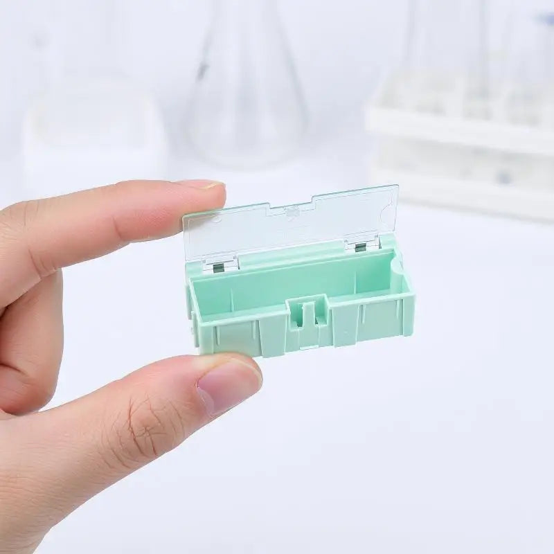 SMD SMT Electronic Box Components Small Screws Nuts Washers Container Qme