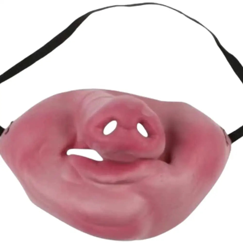 Latex Half Face Masks Humorous Elastic Band Horrible Scary Cosplay Qme H