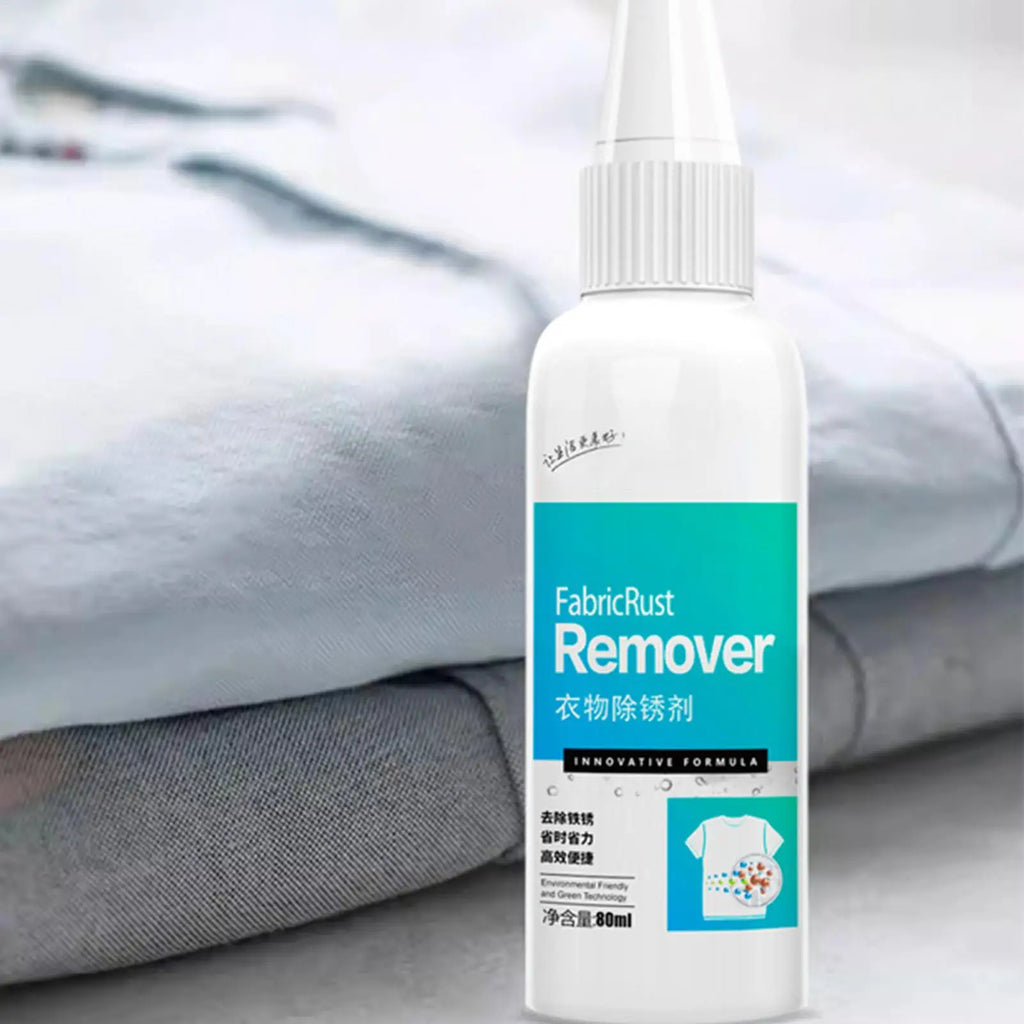1pc Fabric Rust Remover 80ml Garment Stubborn Stain Cleaner Quick And Easy Dirt Removal Clothing Cleansing Agent For Copper Rust Qme