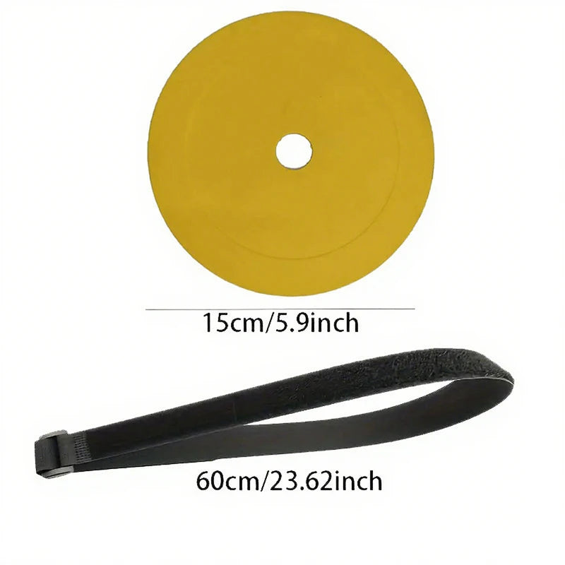 Durable TPE Material Adjustable Soccer Training Targets Portable Qme Yellow
