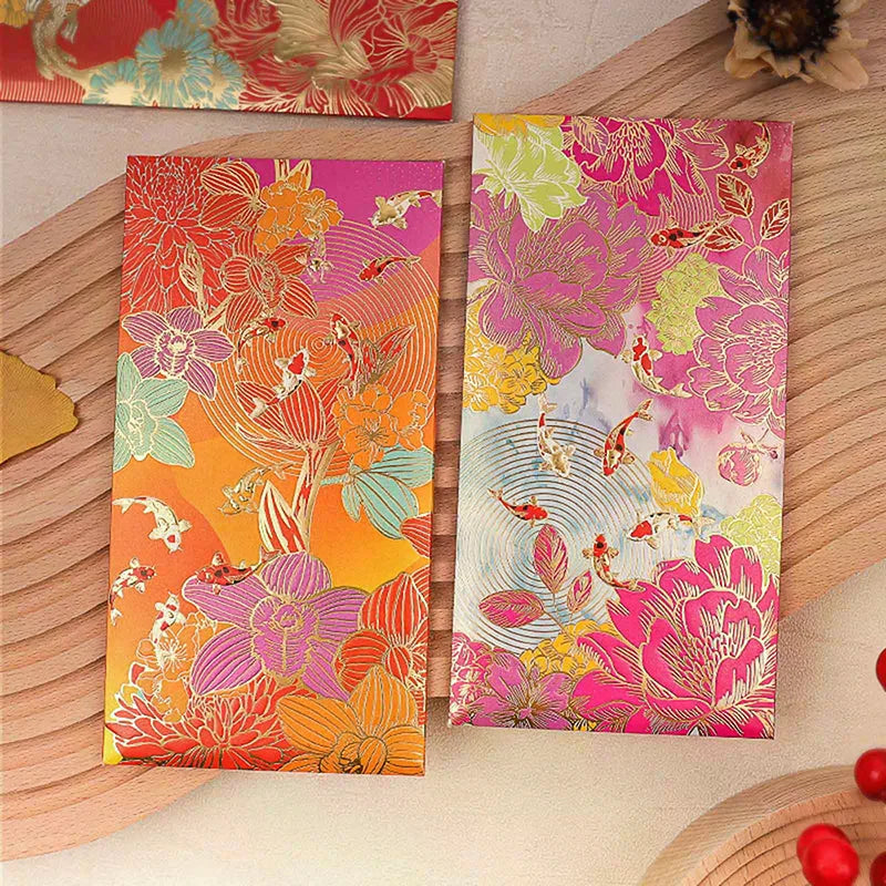 Red Envelope Universal Creative Koi High-end Wallet Spring Festival Qme