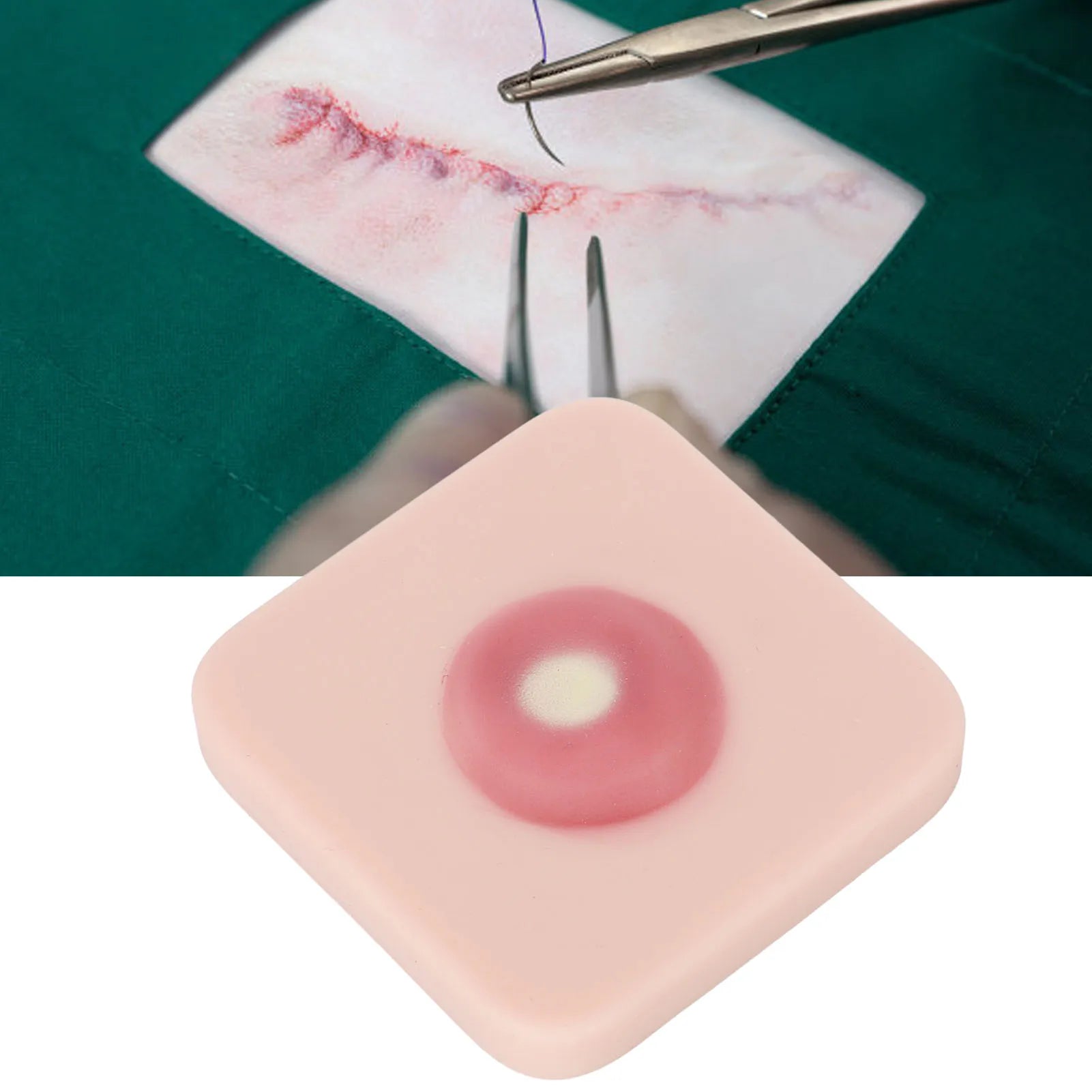 Abscess Incision Drainage Pad Sebaceous Cyst Surgical Removal Training Skin Abscess Suture Pad Abscess Incision Drainage Model Qme Default Title