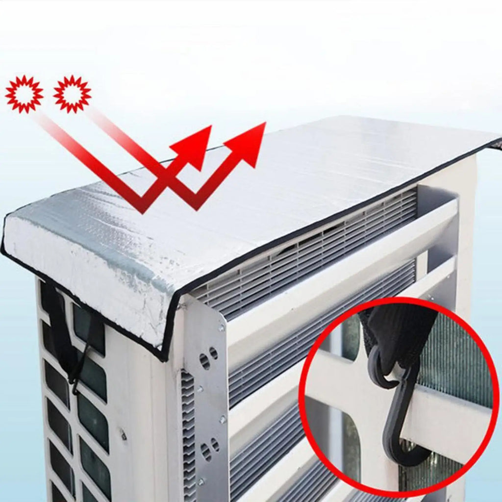 Air Conditioner Covers for Outside Units Waterproof Air Conditioner Guard Waterproof AC Condenser Compressor Sun Shade for Qme