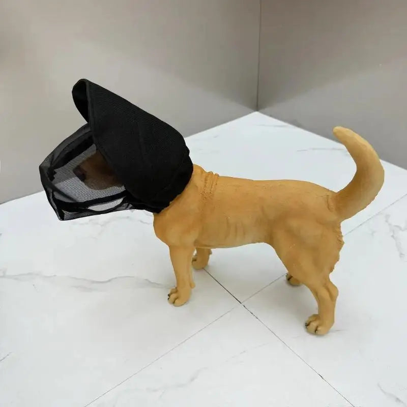 Anti Mosquito Bite Headgear Dog Eating Face Mask Pet Soft Mouth Cover Qme