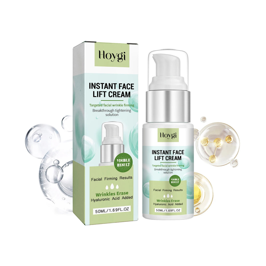 Hyaluronic Acid Face Cream Deep Hydrating & Plumping Firming Brightening Shrink Pores Moisturizing Smoothing Collagen Face Cream Qme 50ml Boxed