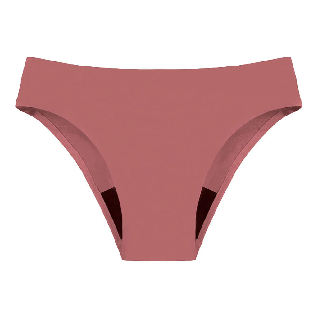 Swimwear Solid Color Menstrual Leakproof Bikini Bottom Absorbent Pants High Waist Swimming Trunks For Teens Outing Micro Bikinis Qme Watermelon Red XXXL