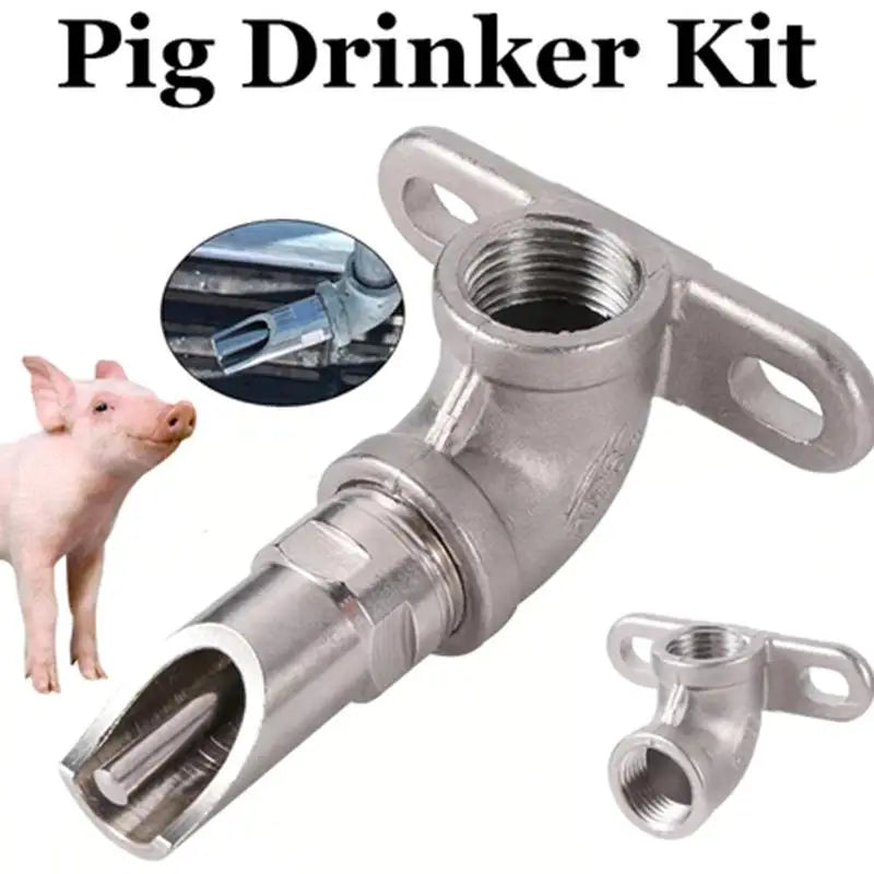 Pigs 1 2 Threaded Suitable Livestock Farm Automatic Piglet Drinker Qme