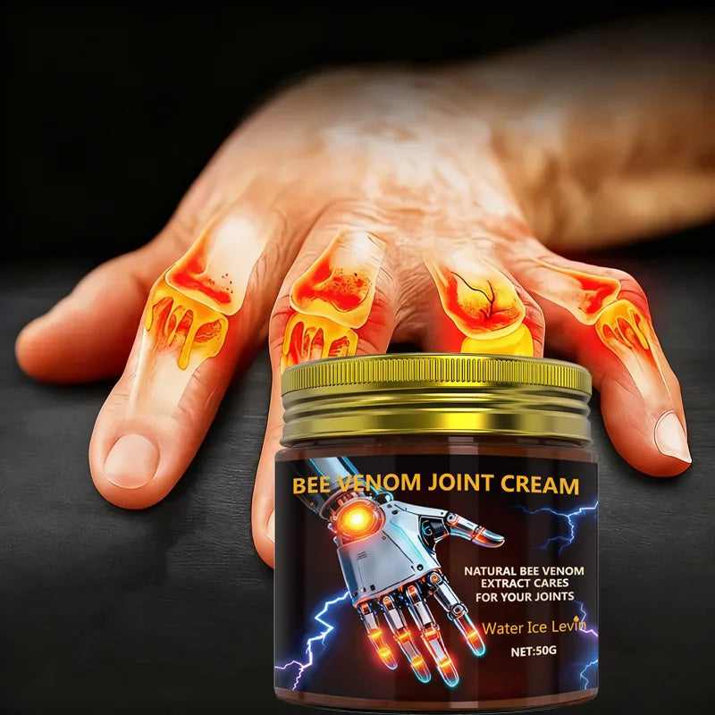 Bee Venom Joint Cream with Natural Extract & Hyaluronic Acid - Deeply Moisturizing Joint Care for All Skin Types Qme