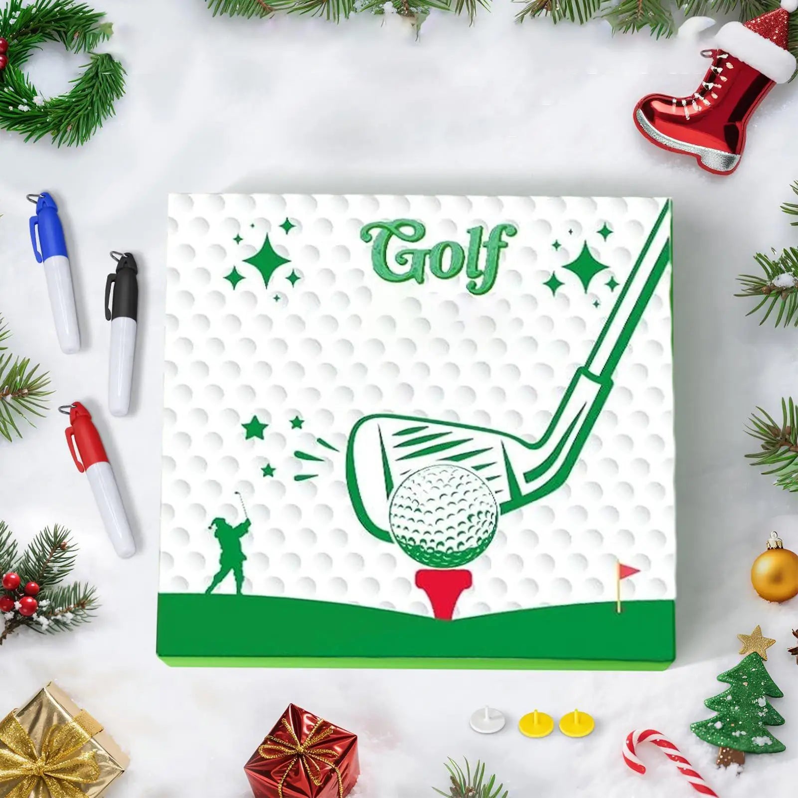 Golf Countdown Calendar 24-Days Golfing Accessories 2025 Advent Qme