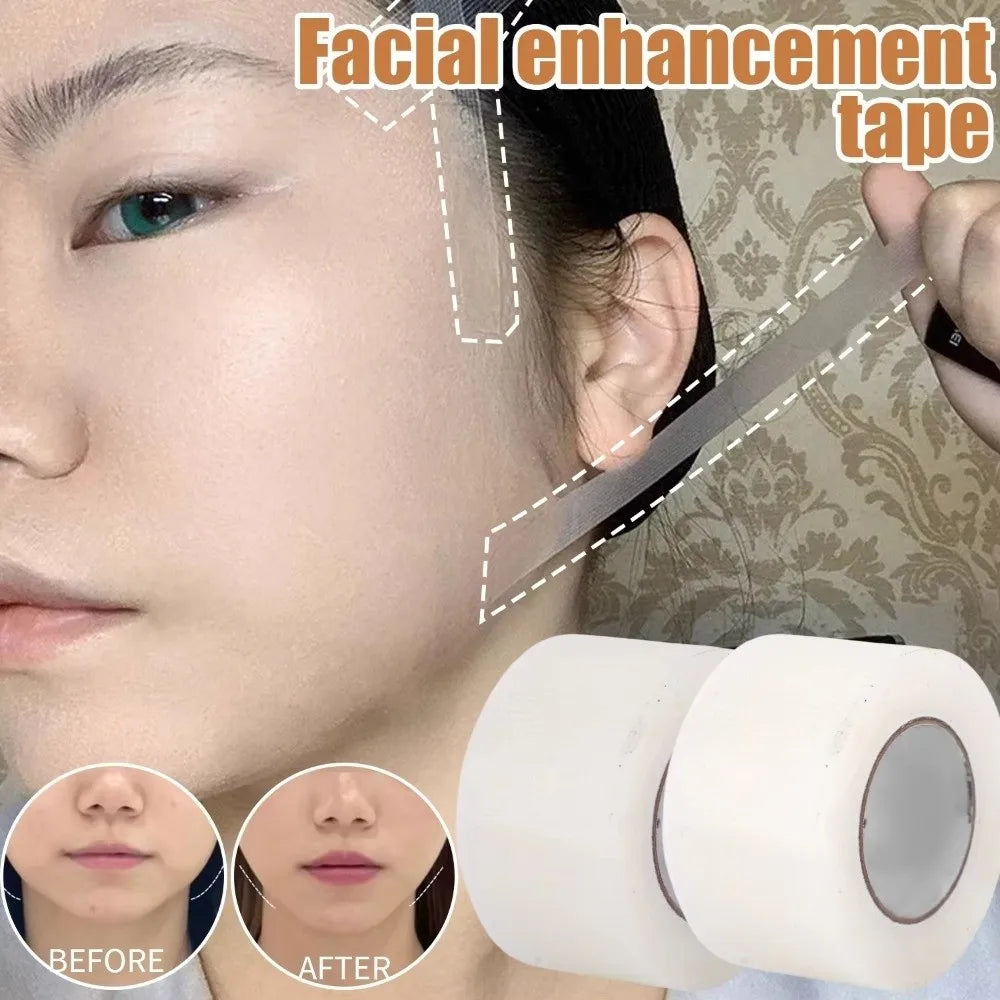 8M/Roll PE Facial Tape Breathable Lift Wrinkles Cosplay Makeup Tape Beauty Makeup Tool Transparent V-Line Face Lift Tape Qme