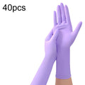 Reusable Rubber Cleaning Gloves, Waterproof Dishwashing Gloves, Non-Slip Household Kitchen Gloves for Washing Dishes, Gardening Qme 40pcs