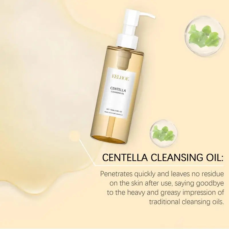 Deep Clean Centella Cleansing Oil Vitamin E Moisturizing Makeup Qme