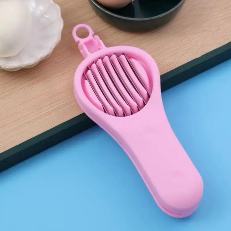 Strawberry Slicer Sharp Stainless Steel Blades Non Slip Handle Home Qme B