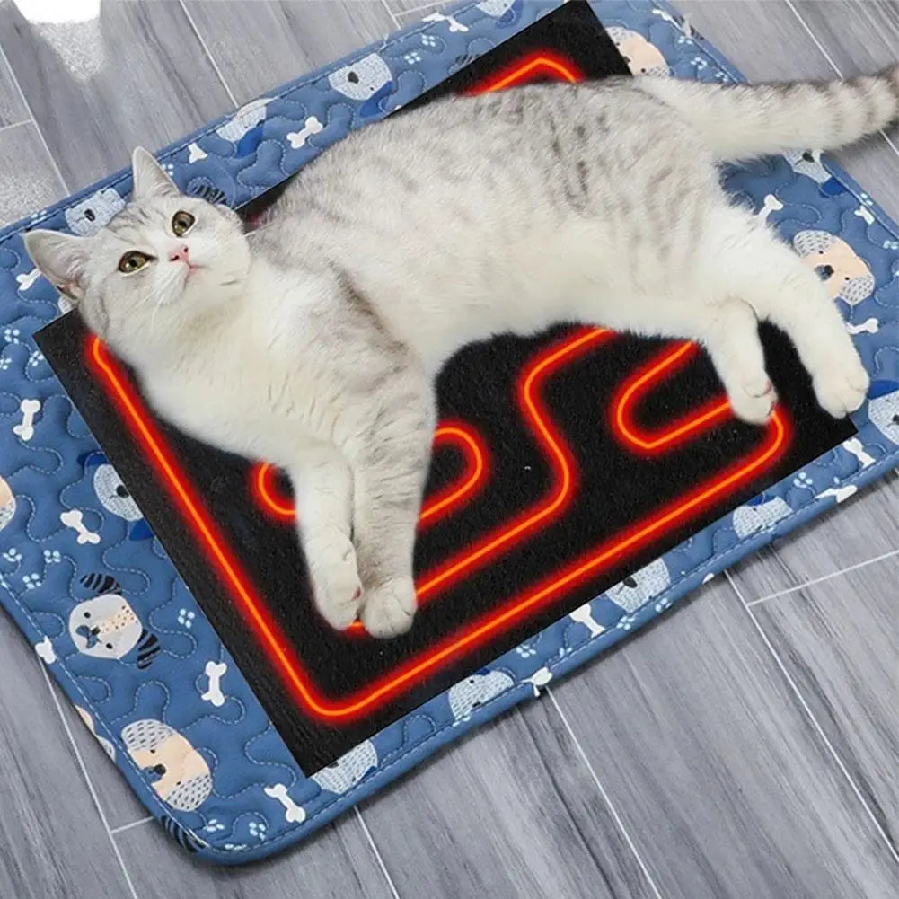 NEW USB Seat Cushion Heater USB Heating Film Warm Folding Heated Sheet Car Seat Mat Cushion Pet Reptile Winter Warm Pads Qme