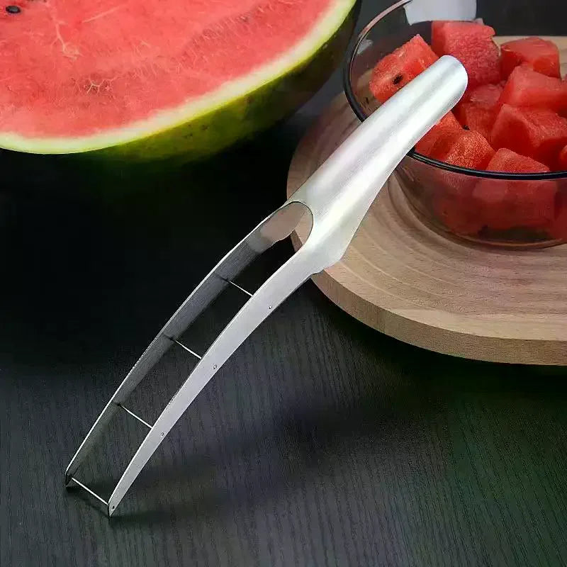 1Set Watermelon Cutting Machine Summer Watermelon Cutter Hand Multifunctional Slicer For Melon Kitchen Tools Qme
