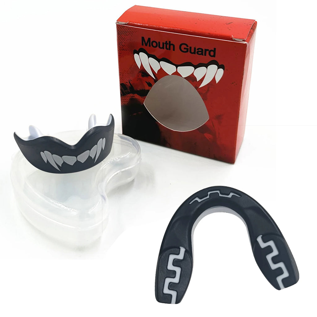 Sports Mouth Guard Gum Protector Shock Absorbing Sports Mouthpiece Boxing Tooth Guard for Boxing Football Karate Qme