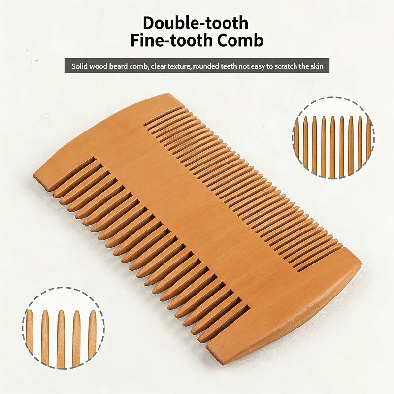 Men's Shaving Brush Boar Bristle Portable Barber Natural Beard Facial Qme