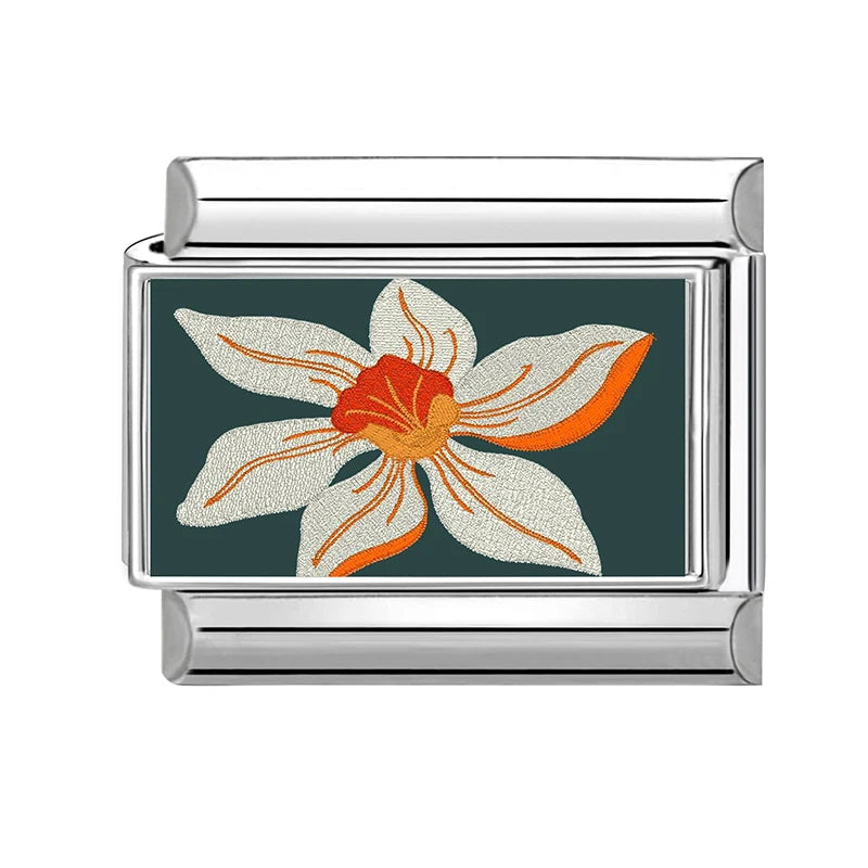 2026 Creative Colorful Pattern Sun Daisy Piano Red Poker Italian