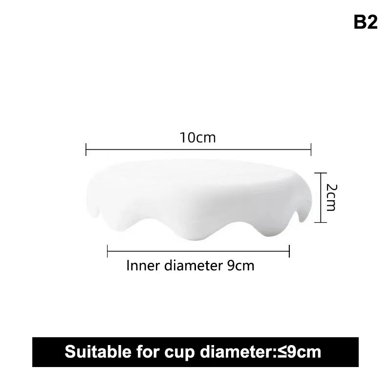Multi Sizes Silicone Leakproof Mug Lid Heat Insulation Coffee Cup Qme B2