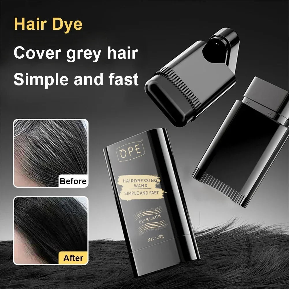 3 Colors Hair Stick Gray Covering Artifact No Loss Disposable Dye Qme