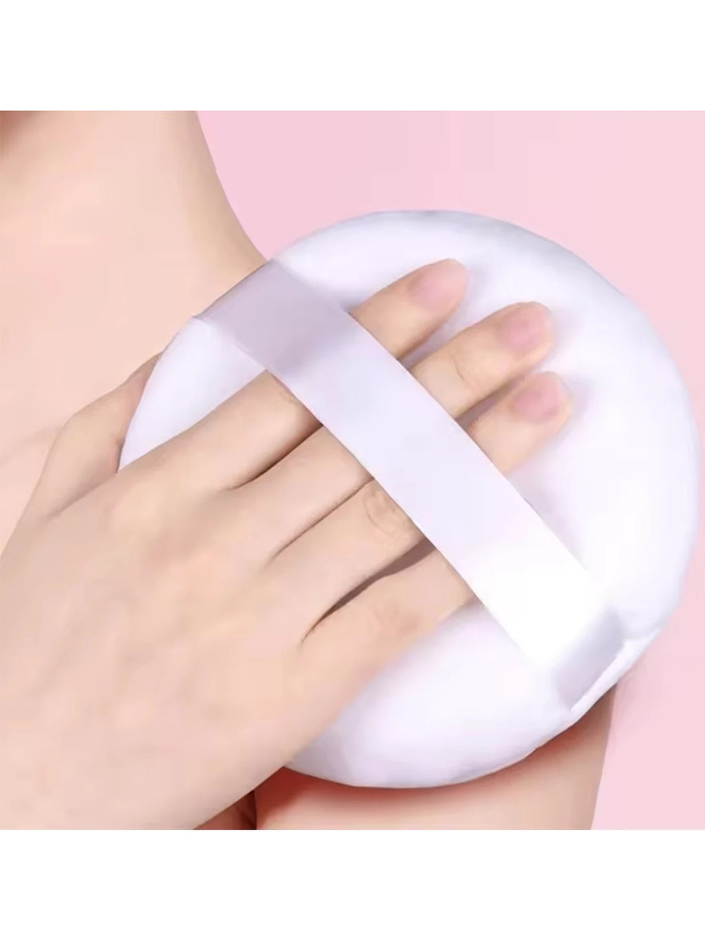 Large Loose Powder Puff Makeup Blender Soft Baby Talcum Puffs Tools Qme white