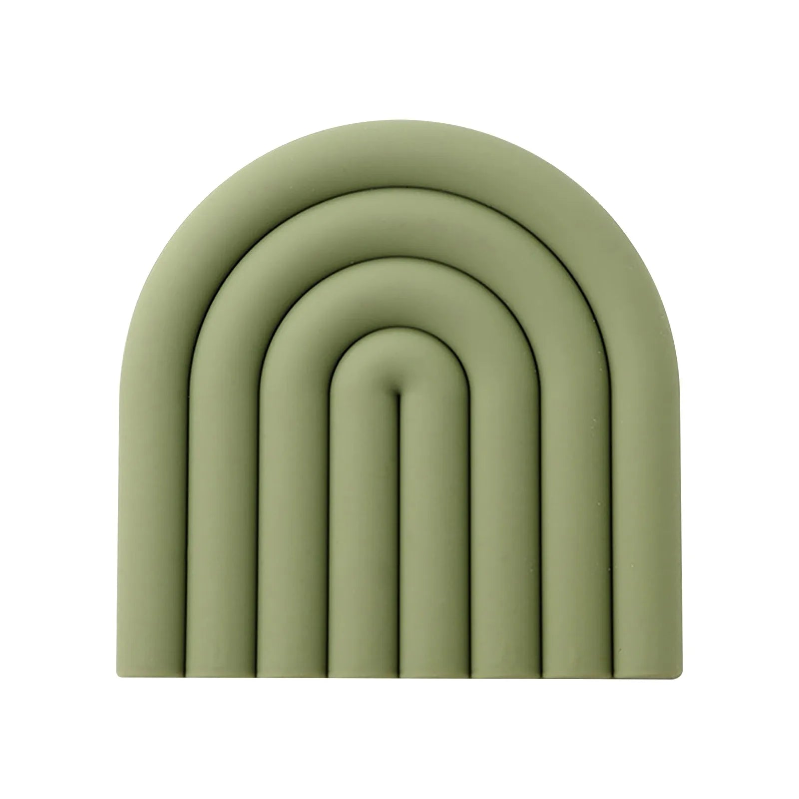Multifunction Silicone Pot Mat Insulation Pad Bowl Mat Placemat Plate Mat Silicone Mat Dining Table Home Rainbow Mat Qme Green
