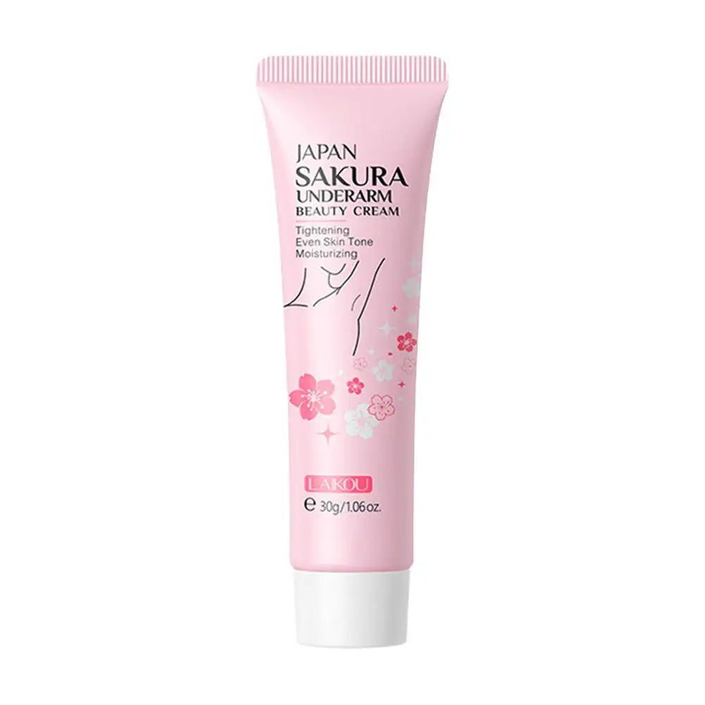 Japan Sakura Underarm Cream Hydrating Smooth Dry Skin Tone-up Qme 1pcs