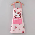 Hello Kitty Grease- and Water-Resistant Apron For Home Cooking and Stir-Frying Cooking Apron and Workwear Qme 1
