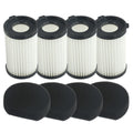 2/4pcs Filters For TECHWOOD TAS-9055 TAS 9035 Vacuum Cleaner For VA20 Vacuum Cleaner Parts Washable Replacement Filters Qme 4 PACK