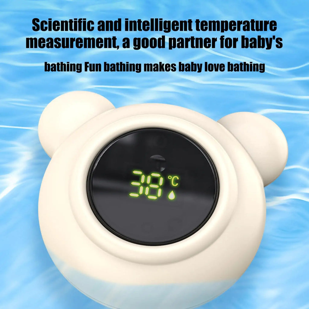 Bath Thermometers Baby Digital Safe Bathtub Thermometers With LED Display Bathing Supplies for Pediatric Kids Bathtub Pool Home Qme
