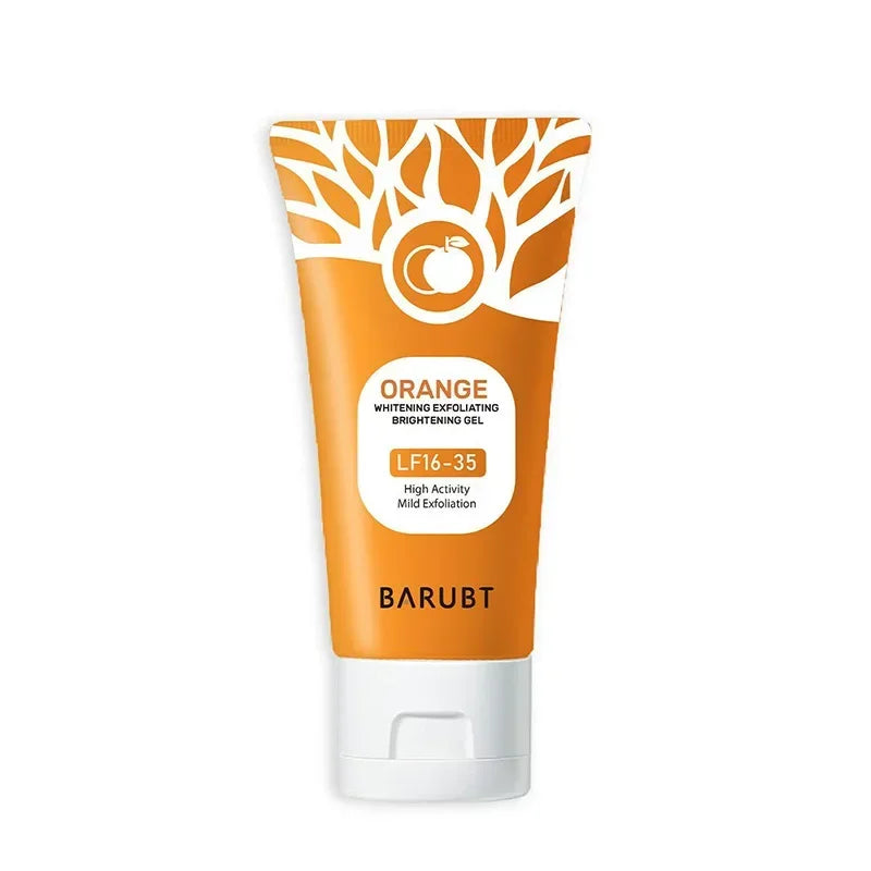 50g Orange Exfoliating Gel For Facial Body Gentle Orange Facial Scrub Body Cleansing Gel Dead Skin Remover Scrub Skin Cleaning Qme Exfoliating gel