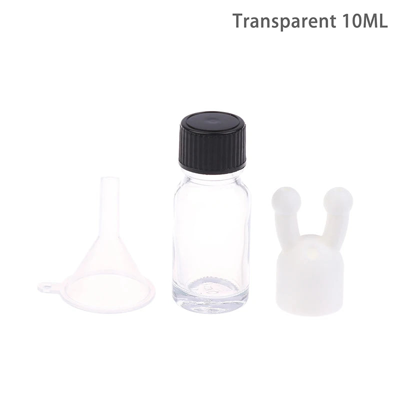 Leak-proof Essential Oil Inhaler Cap Mini Aroma Dispenser Perfume Qme 10ML Transparent