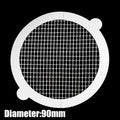 20pcs Disposable Shower Drain Hair Catcher Cover Bathroom Sewer Sink Drain Hair Strainer Stopper Bathtubs Mesh Filter Sticker Qme Round-90mm 5Pcs