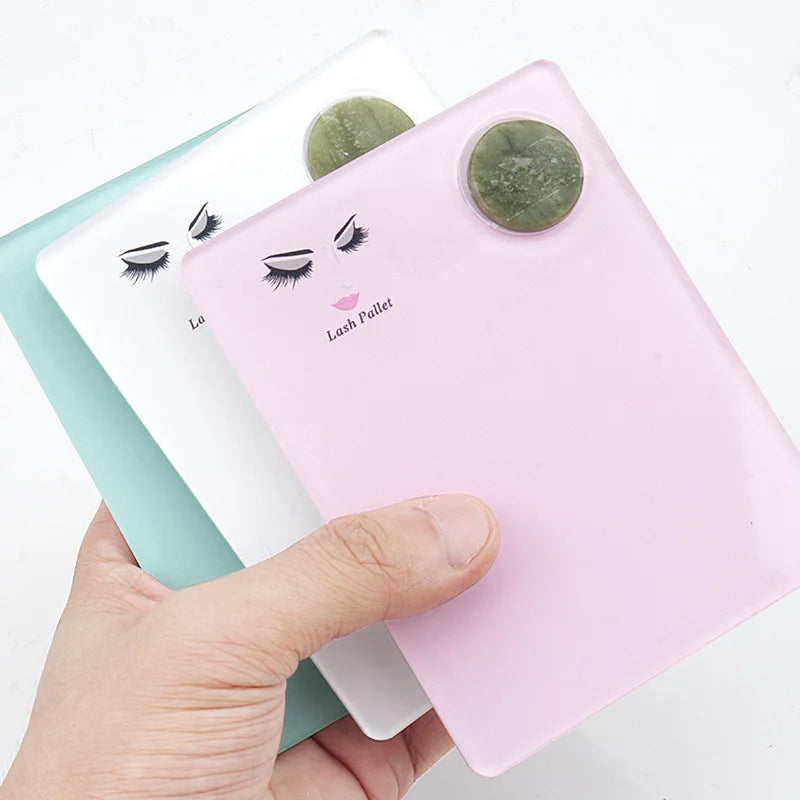 Eyelash Extension Scale Holder Magnetic Acrylic Lash Board Glue Qme