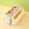 Large Capacity Multifunctional Storage Holder School Office Portable Pen Holder Storage Box Desktop Sundries Storage Basket Qme A9