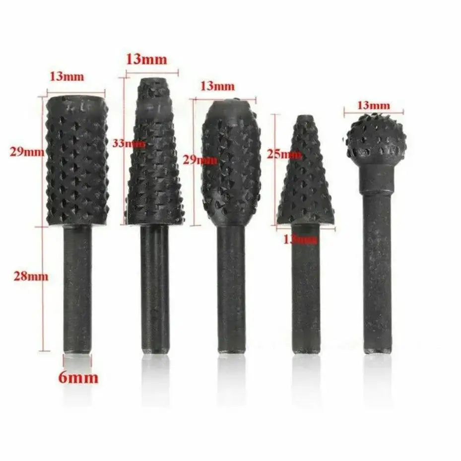 Woodworking Tools Electric Rotary Files Wooden Carving Knives Tea Qme