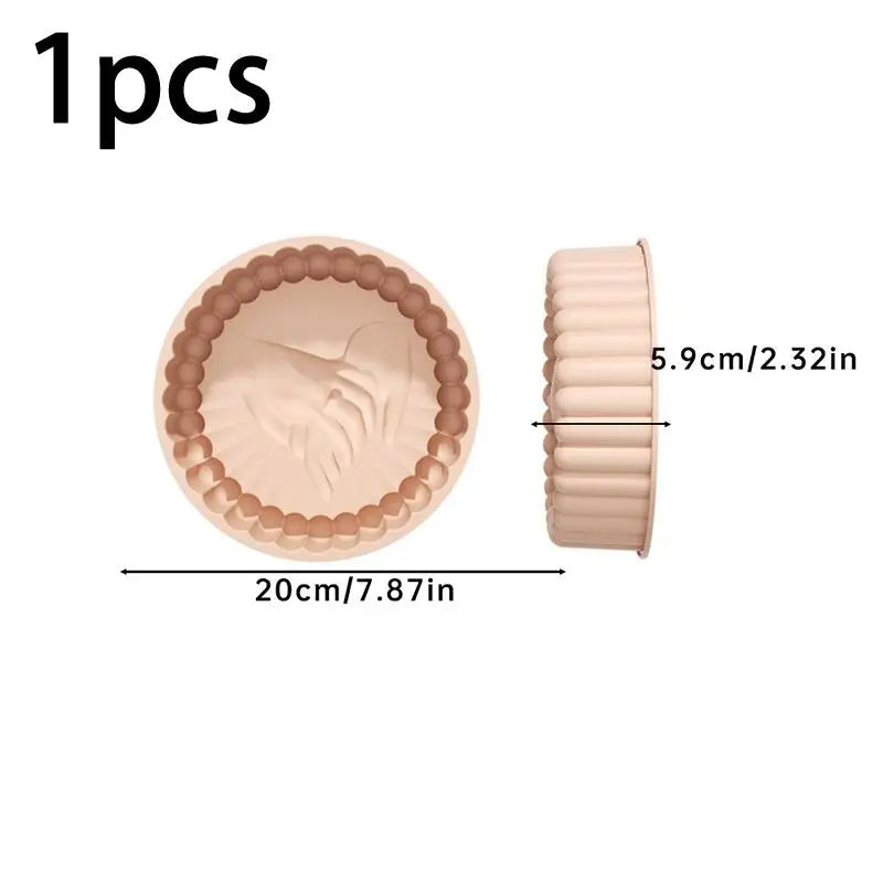 Charlotte Cake Pan Silicone Cheesecake Nonstick Round Baking Mold Qme A2