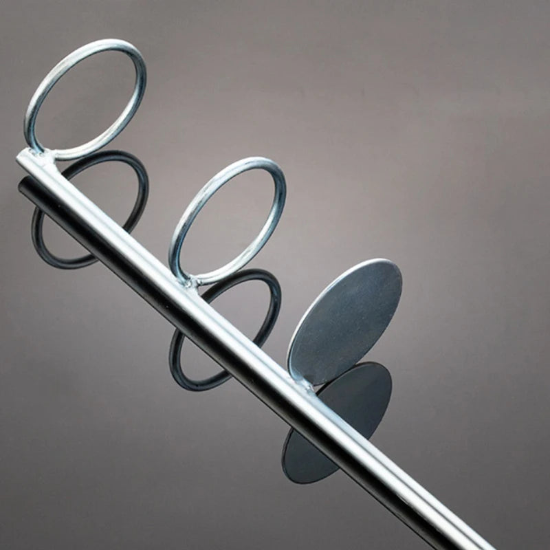 30 37 Double Rings Single Fork Fishing Rod Holder Bank Ground Bracket Qme