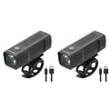 Bright Bicycle Light T6 LED Front USB Rechargeable MTB Mountain Bicycle Lamp 100LM Bike Headlight Flashlight for Cycling Bicycle Qme 2PCS