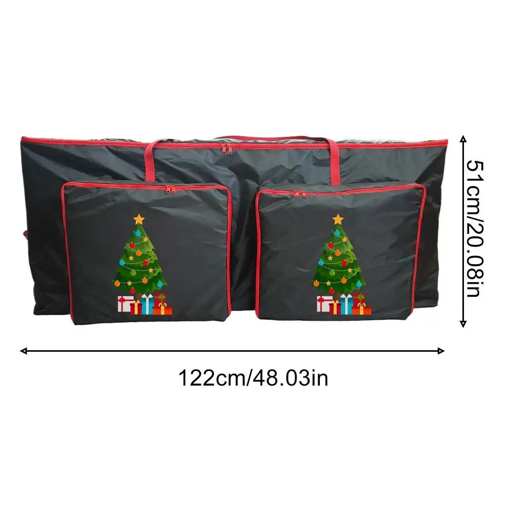 Christmas Tree Storage Box Zippered Extra Large Container Reinforced Qme C China Mainland